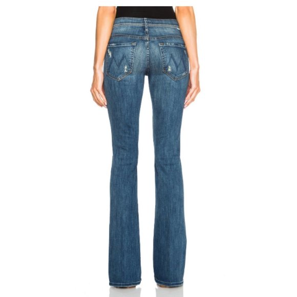 MOTHER The Cruiser "Rough It Up" Flair Jeans 24 - Picture 3 of 13